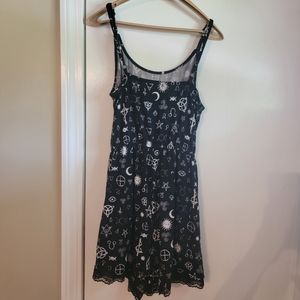 Moon and stars romper
